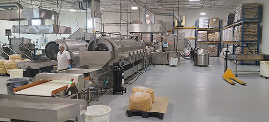 美国的客户-爆米花生产线